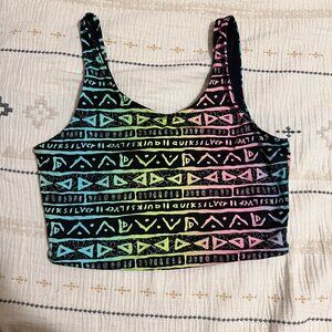 Quiksilver Stranger things collection crop top L NWOT
